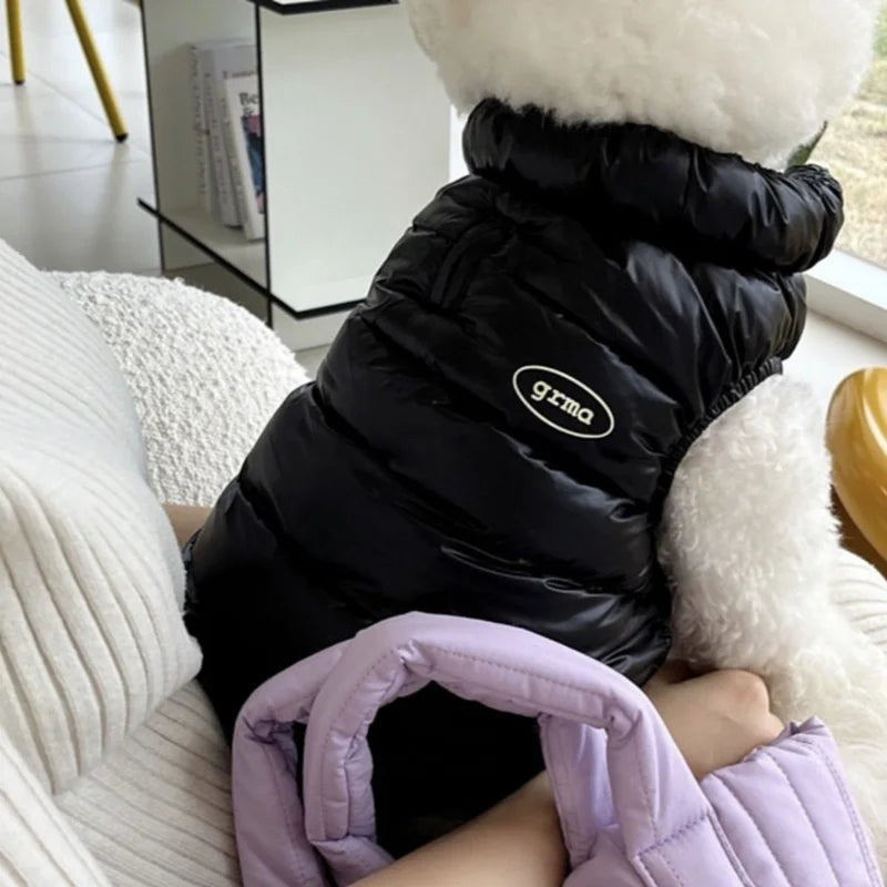 Abrrlo Winter Dog Jacket Soft Warm Coat Waterproof Vest