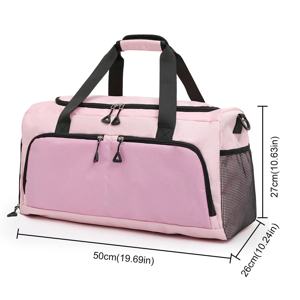 Large Gym Bag Fitness Wet Dry Training Men Women Yoga For Shoes Travel Shoulder Handbags Multifunction Work Out Swimming Bag