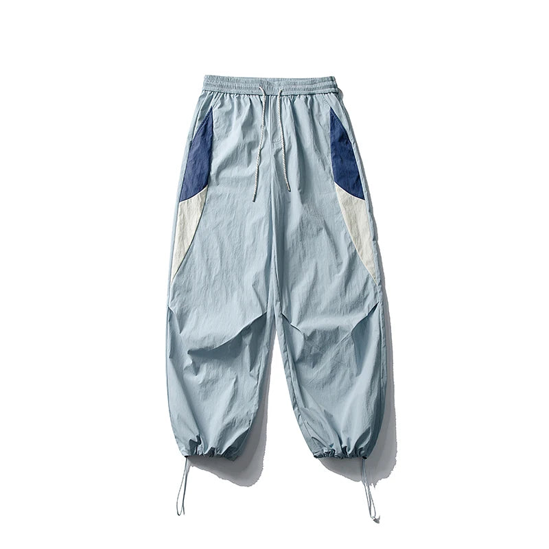 IppolichCN Men Waterproof Wear Resistant Running Cargo Sweatpants