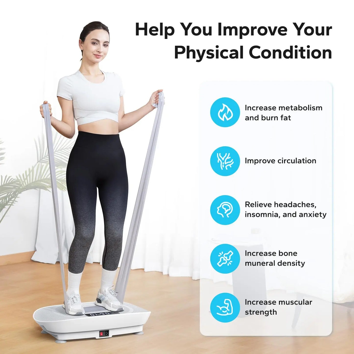 Vibration Plate Exercise Machine