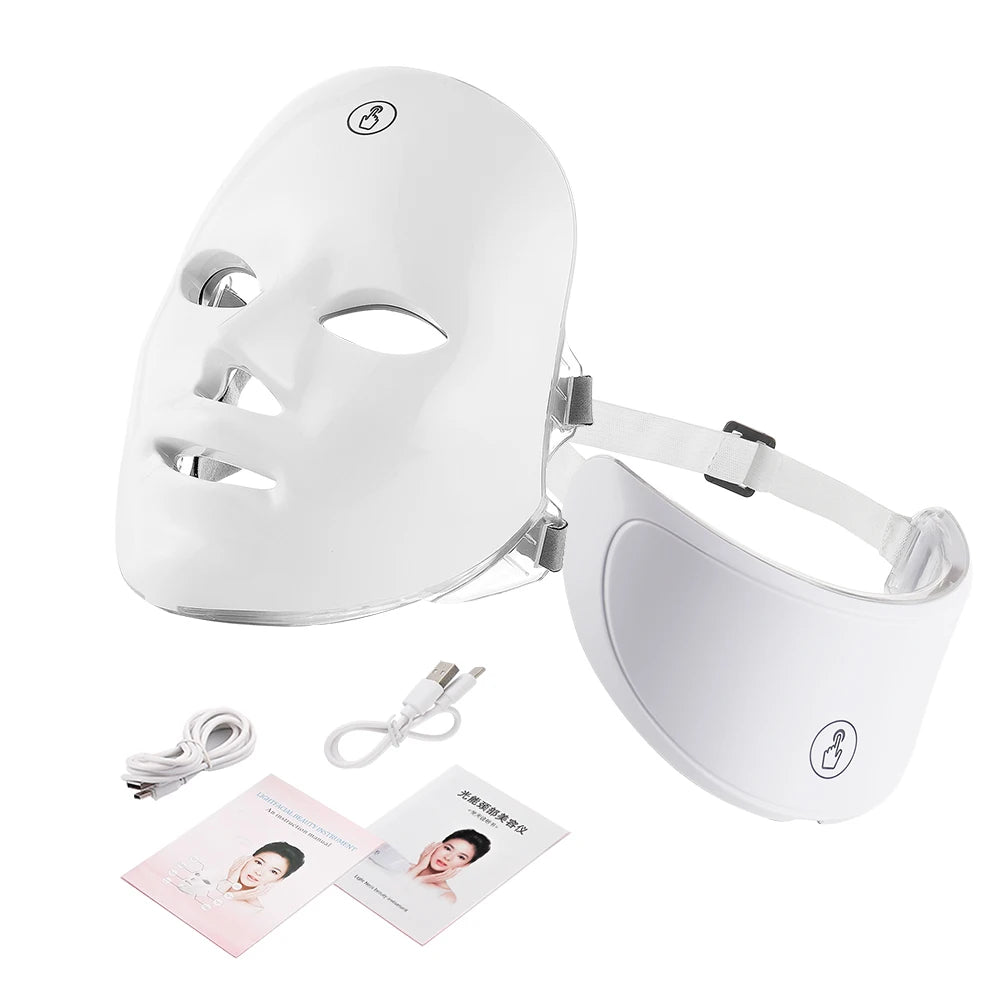 LED Facial Mask Beauty Machine For Face And Neck Care