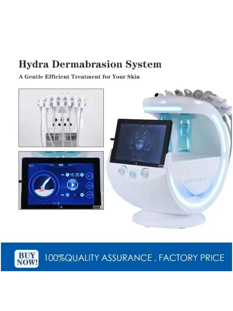 7 in 1  Facial machine Professional Ultrasonic Skin Rejuvenation Dermabrasion Hyperbaric  Facial Machine Deep