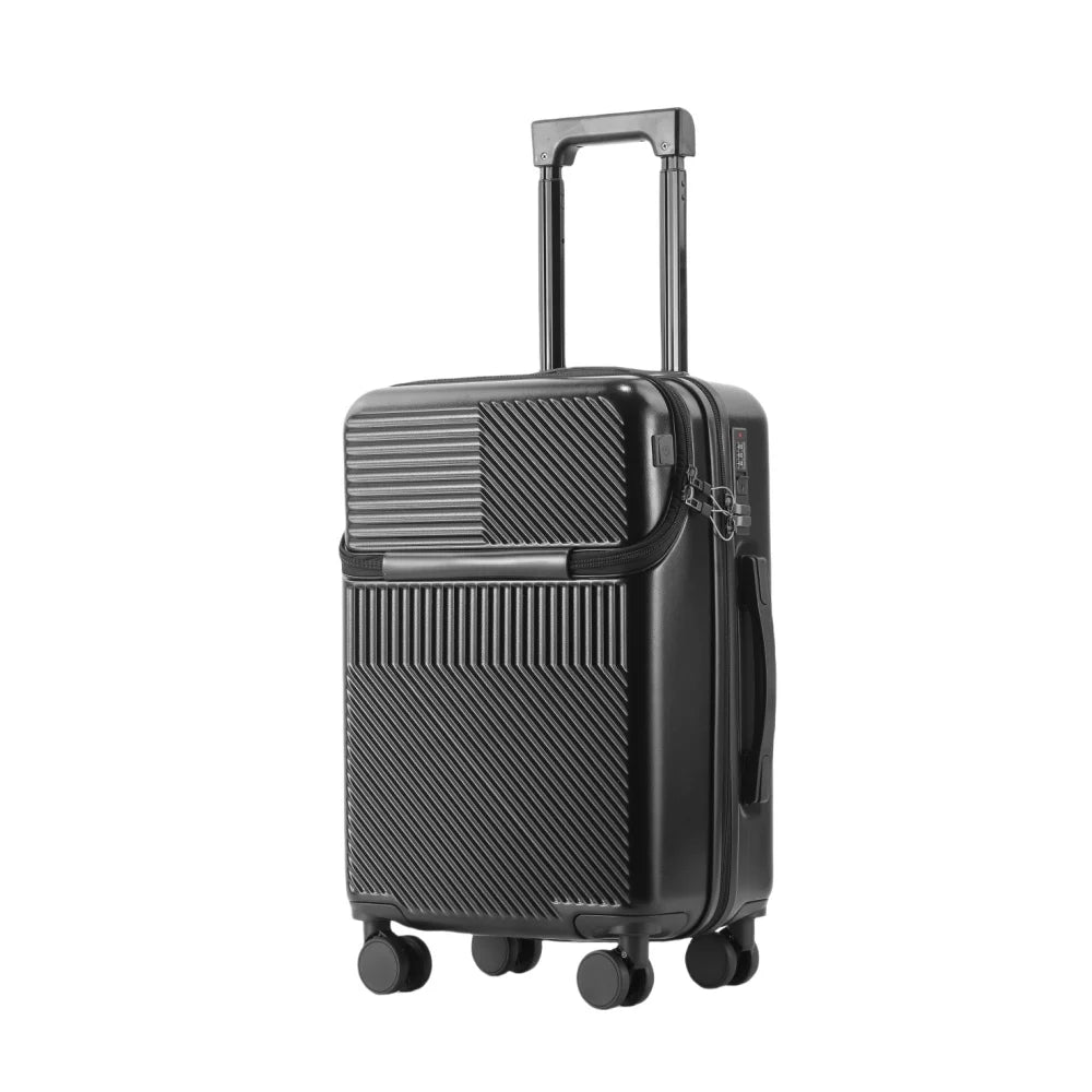 Versatile Spinner Carry On Luggage With Combination Lock For Travel