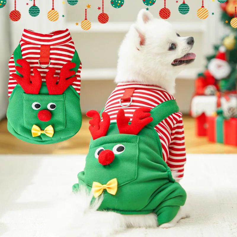 Miss Doggy Christmas Pet Coat For Dogs And Cats Festive