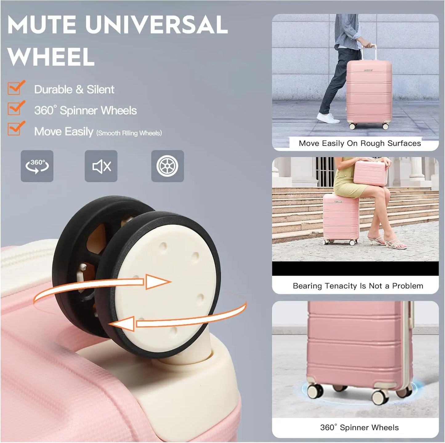 Joyway Travel Luggage Sets Stylish Carry On And Checked Suitcases