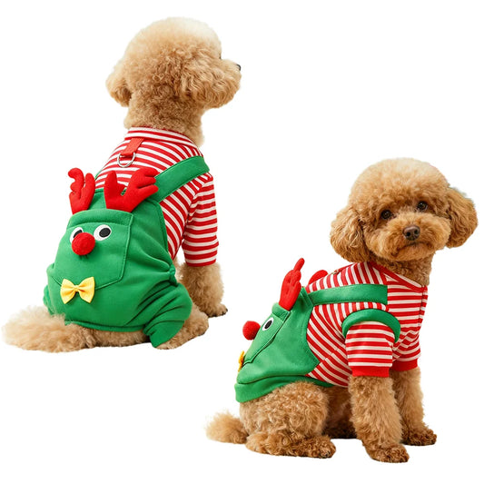 Miss Doggy Christmas Pet Coat For Dogs And Cats Festive