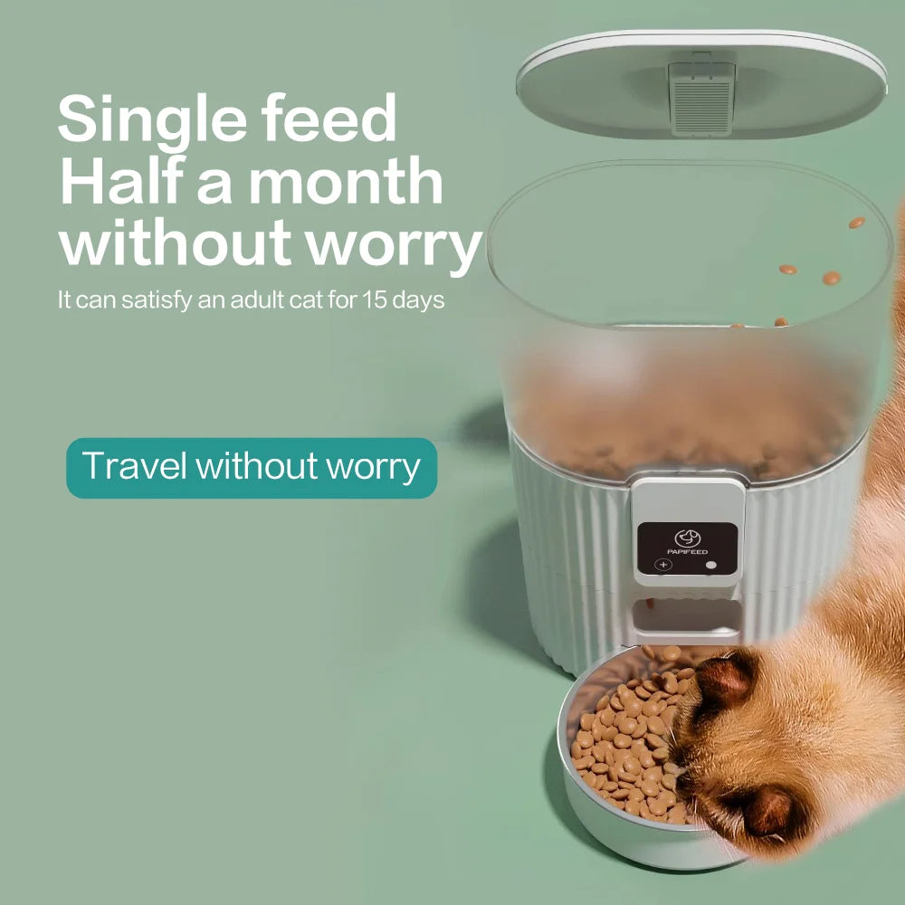 PAPIFEED Smart Automatic Cat And Dog Feeder With WiFi Remote