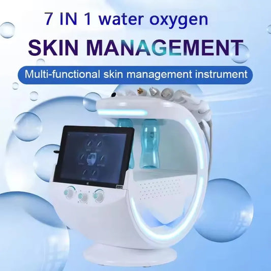 7 in 1  Facial machine Professional Ultrasonic Skin Rejuvenation Dermabrasion Hyperbaric  Facial Machine Deep