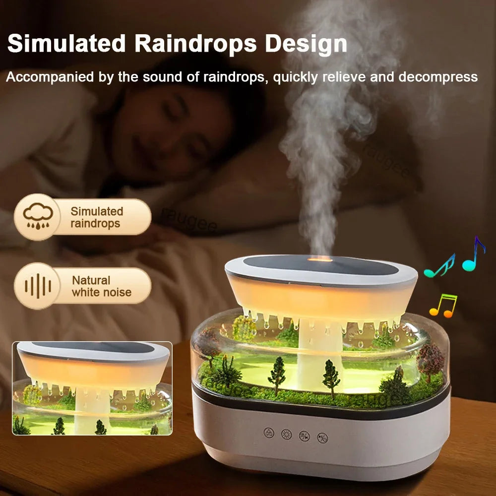 CREAROMA Raindrop Aroma Humidifier And Diffuser For Essential Oils