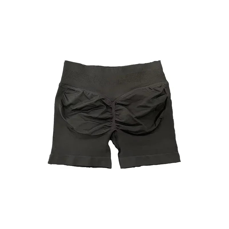 Impact Shorts with Logo Women Seamless Yoga Shorts Scrunch Bum Gym Shorts Workout Biker Short Fitness