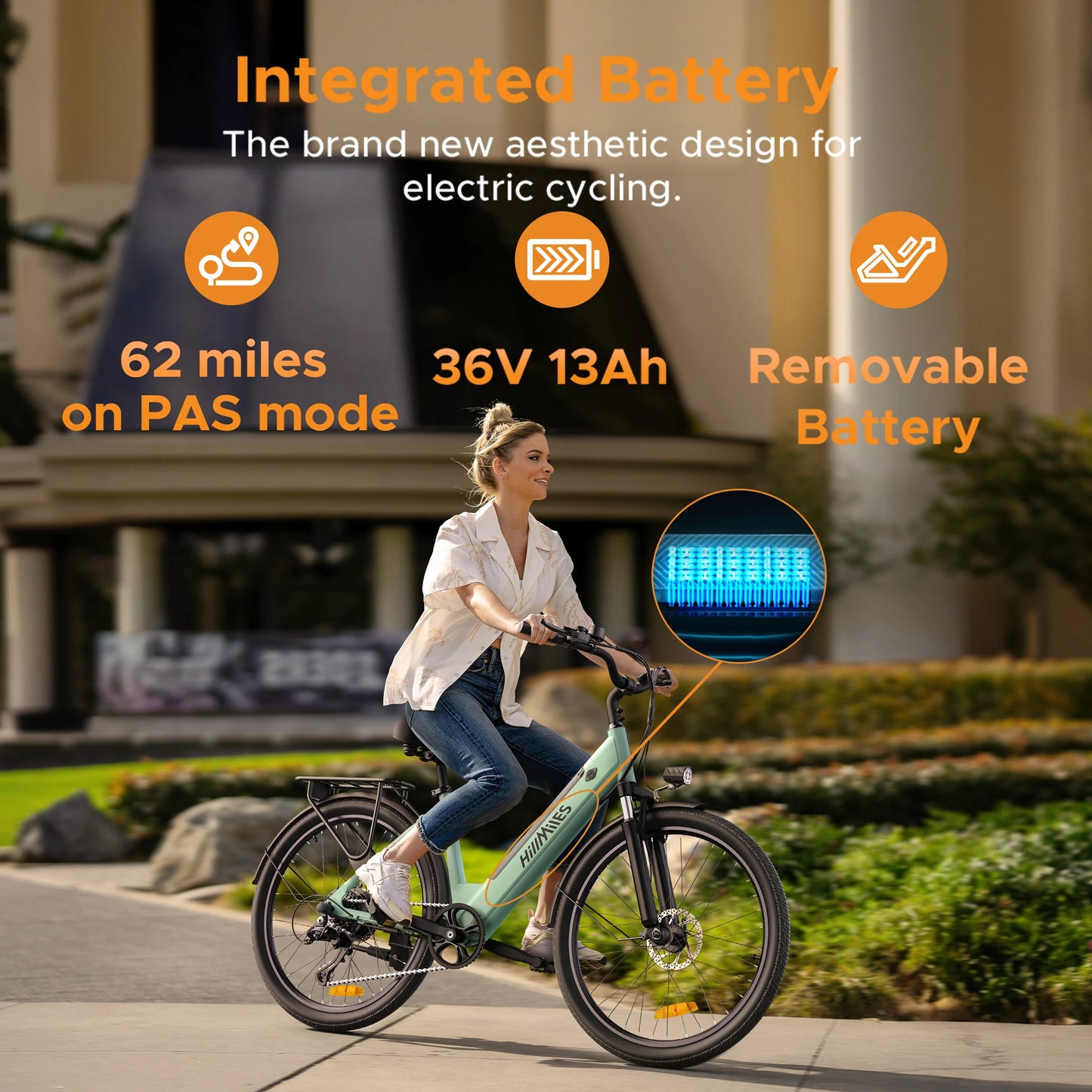 Engwe MileCity Electric Commuter Bicycle With 700W Peak Motor