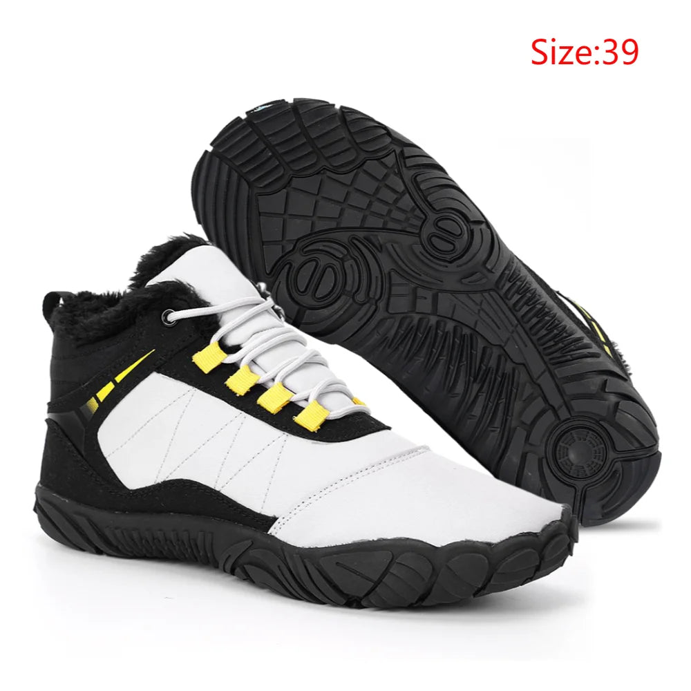 Shunmaii Winter Plush Snow Boots Waterproof Non Slip