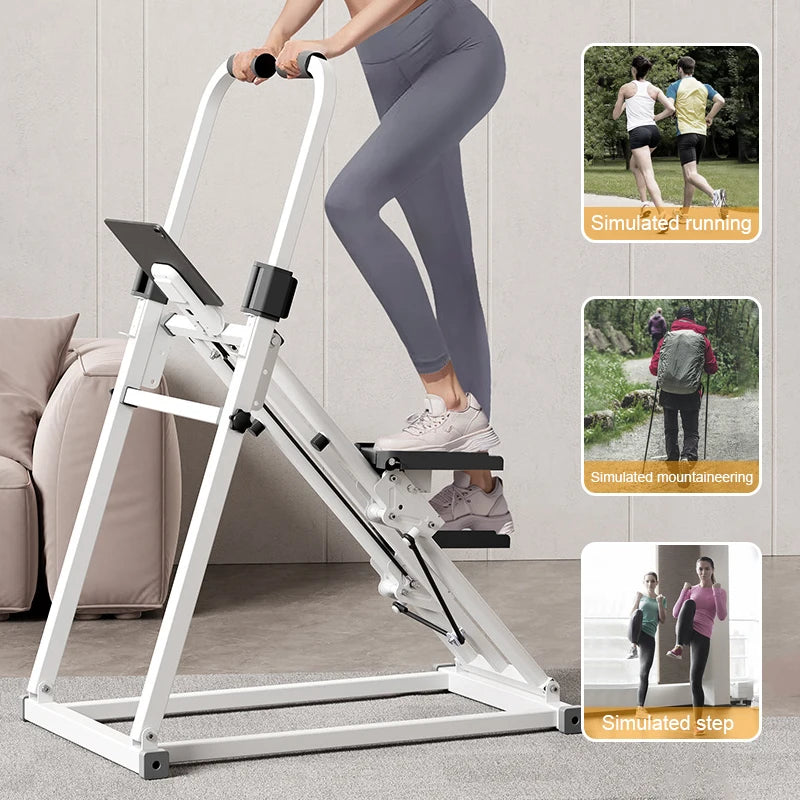 Vertical Foldable Climbing Machine For Full Body Cardio