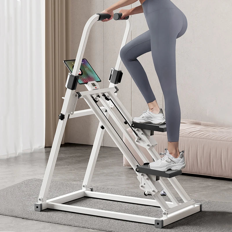 Vertical Climbing Machine Foldable For Cardio And Strength