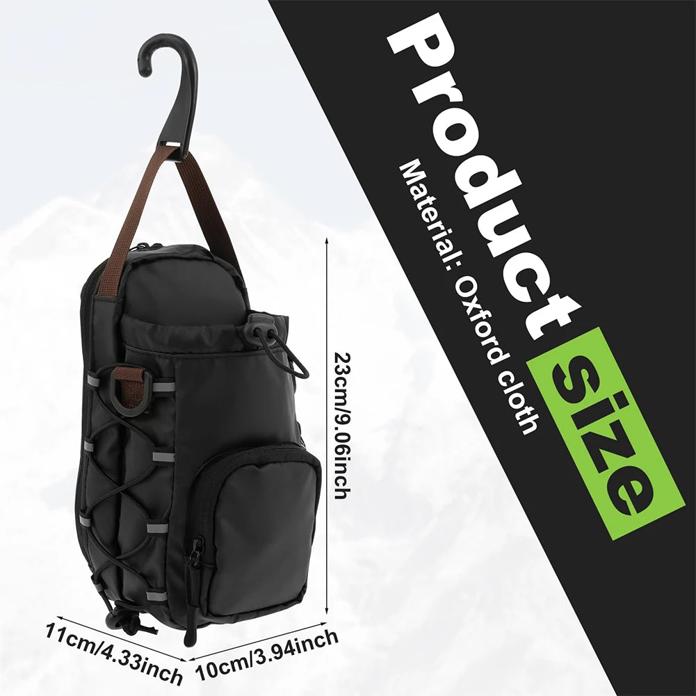 APWIKOGER Magnetic Gym Chest Pouch With Water Bottle Carrier