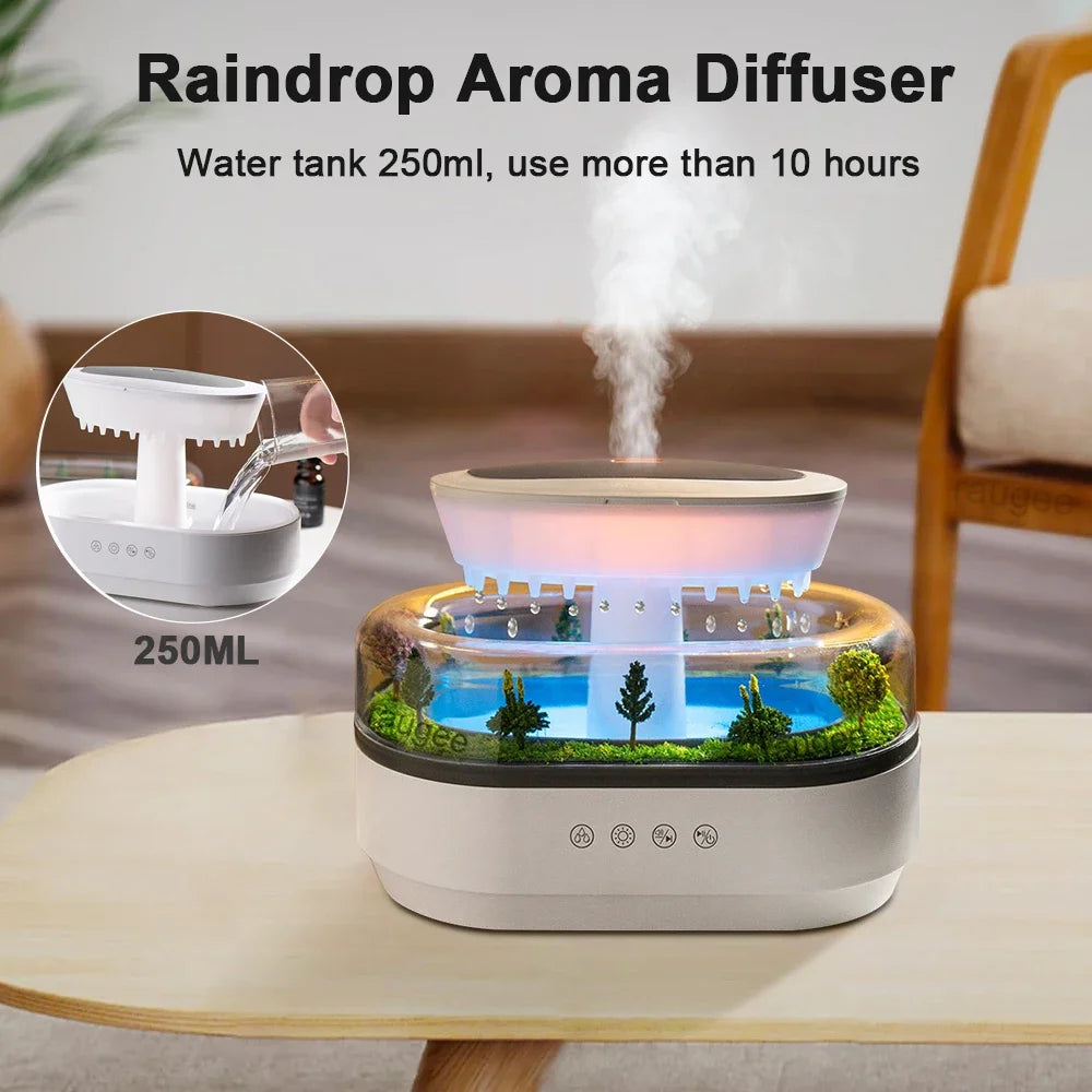 CREAROMA Raindrop Aroma Humidifier And Diffuser For Essential Oils