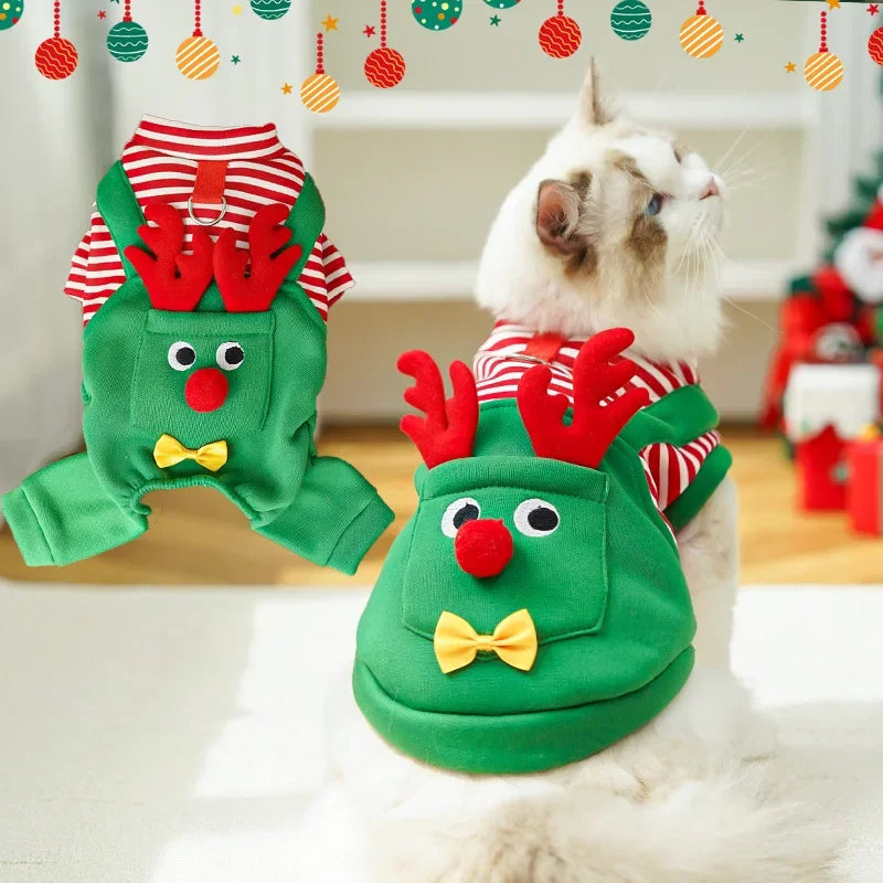 Miss Doggy Christmas Pet Coat For Dogs And Cats Festive