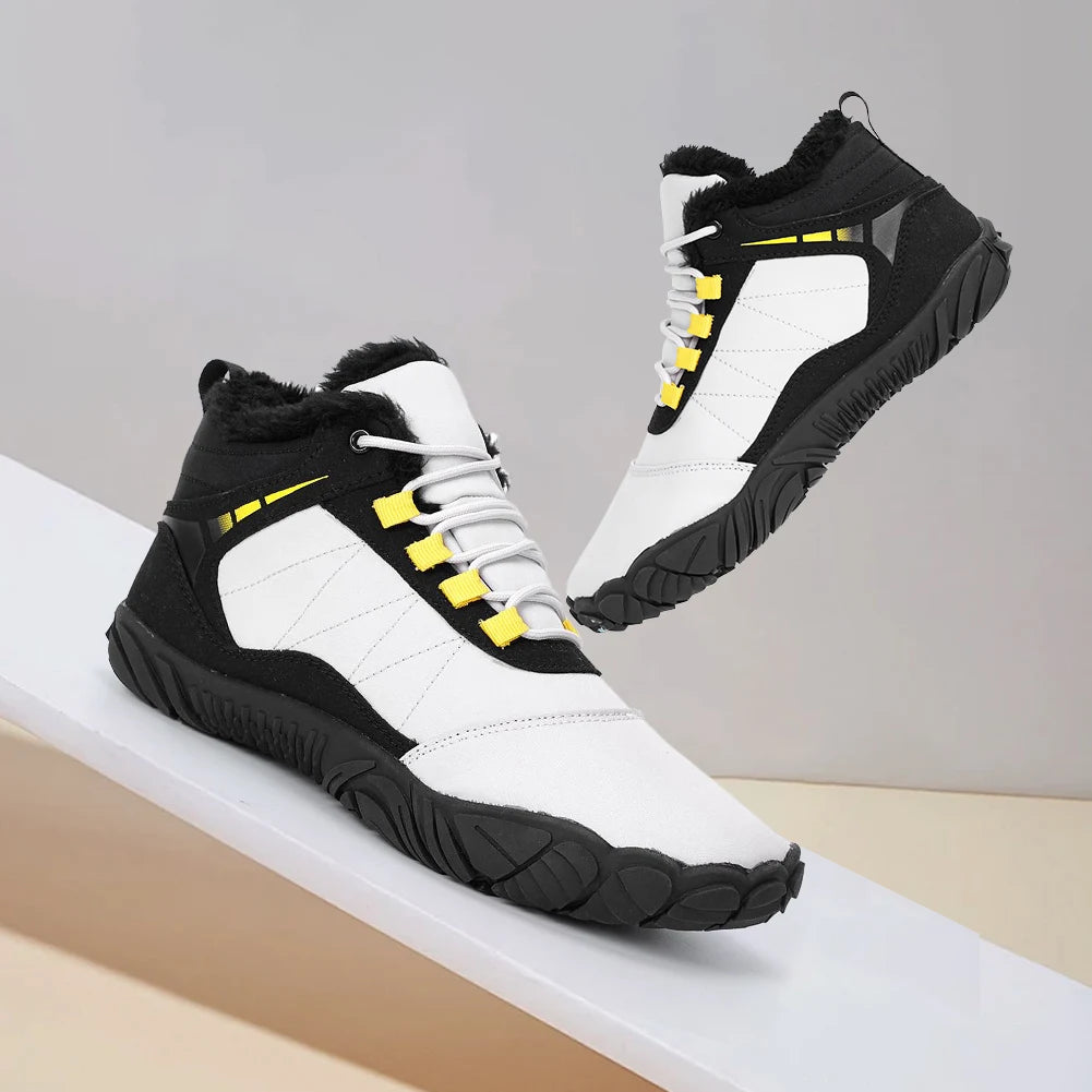 Shunmaii Winter Plush Snow Boots Waterproof Non Slip