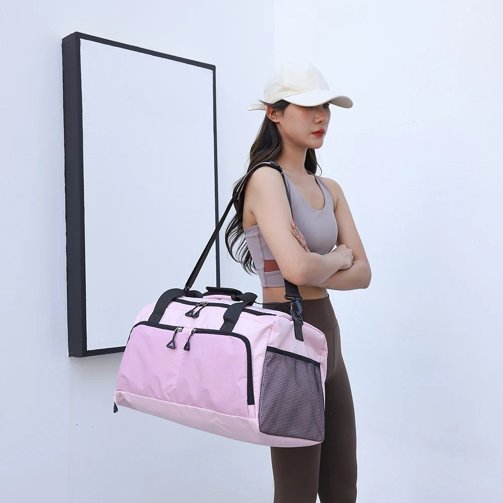 Large Gym Bag Fitness Wet Dry Training Men Women Yoga For Shoes Travel Shoulder Handbags Multifunction Work Out Swimming Bag