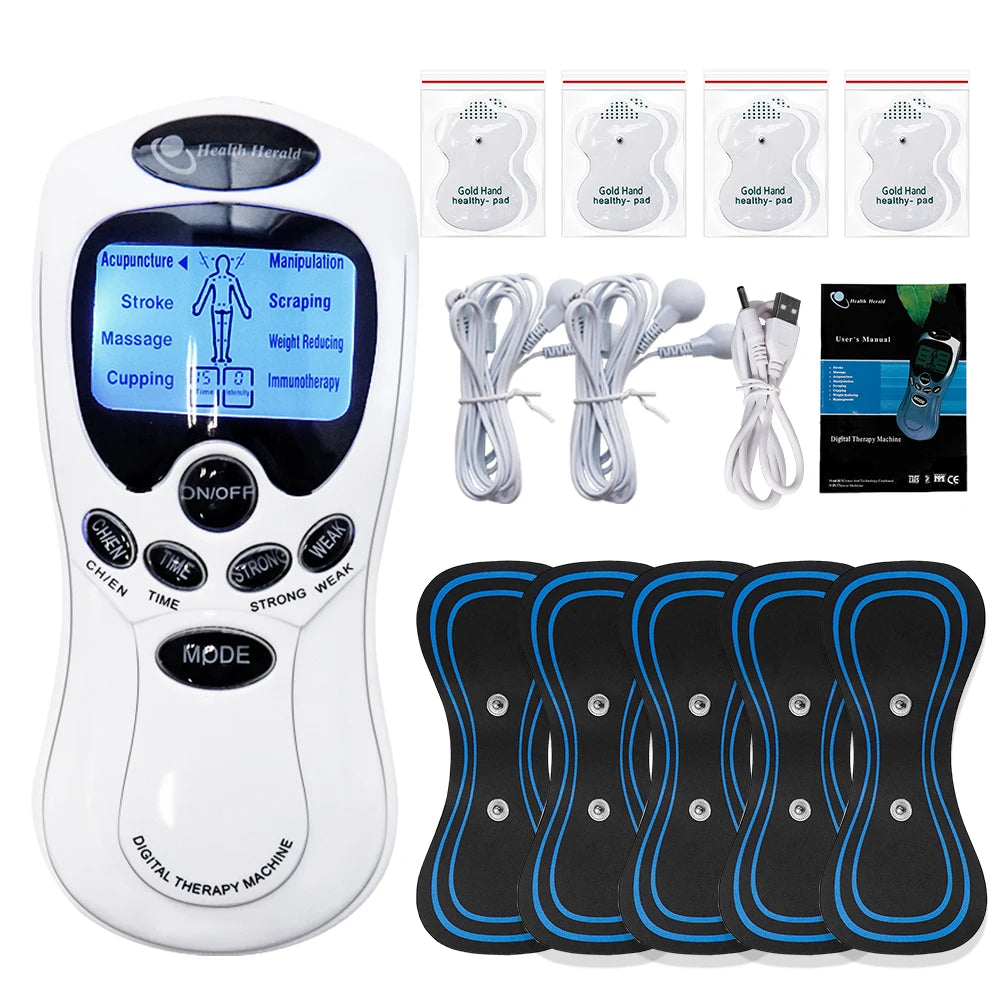 Electronic Tens Machine Physiotherapy Muscle Stimulator For Pain Relief