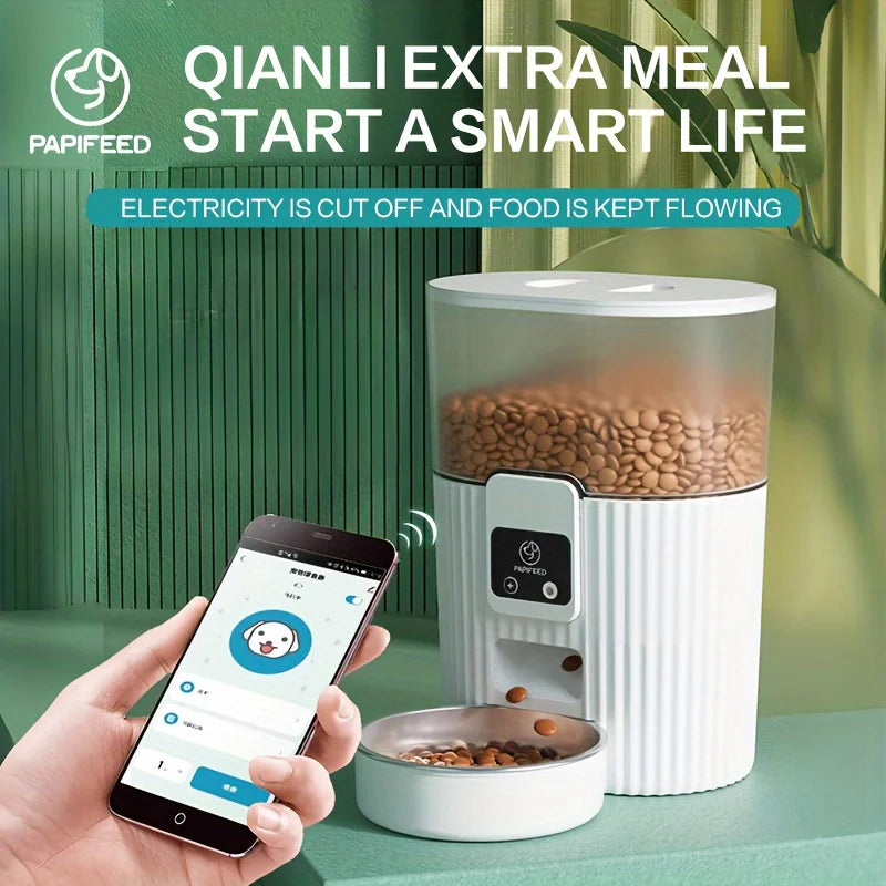 PAPIFEED Smart Automatic Cat And Dog Feeder With WiFi Remote