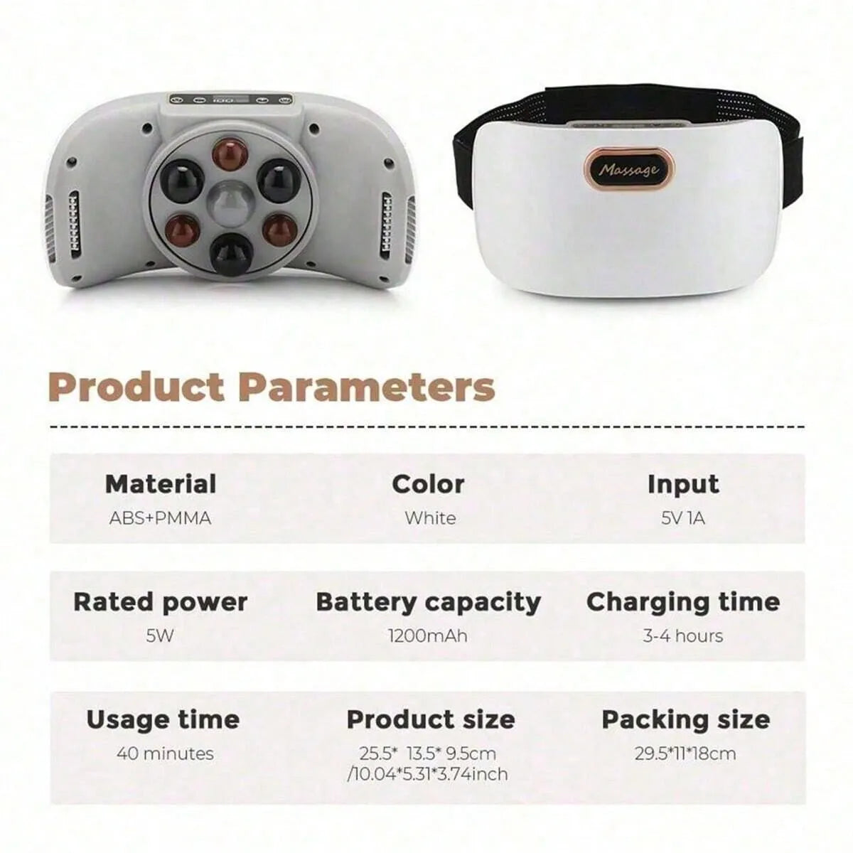 Electric Abdominal Massager For Health Care And Body Relaxation Tool