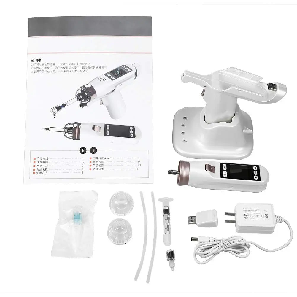 Hyaluronic Acid Injection Pen Needle-Free Mesotherapy Gun for Facial Lifting and Deep Skin Hydration Anti-Wrinkle Care