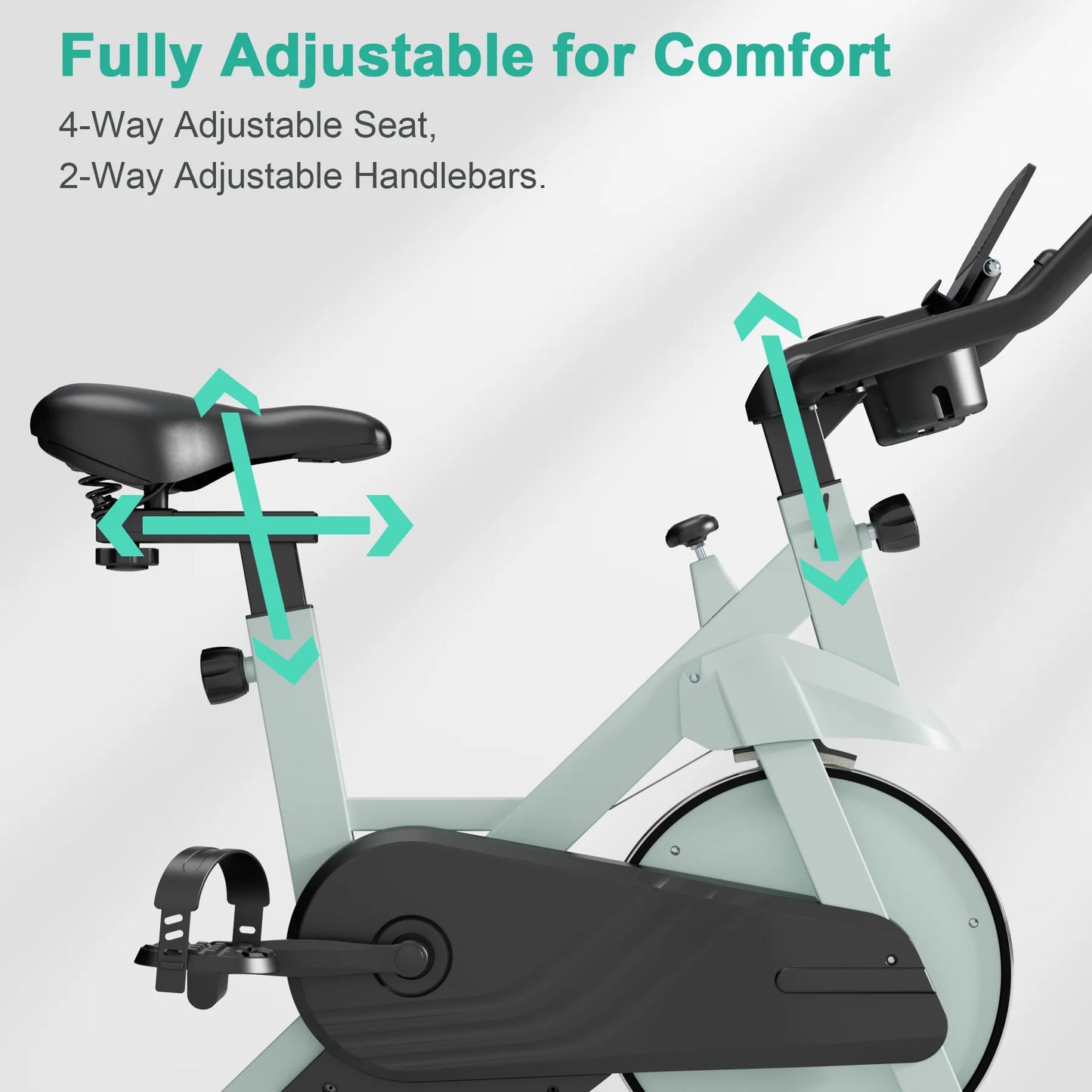 Superun Magnetic Resistance Exercise Bike For Home Gym
