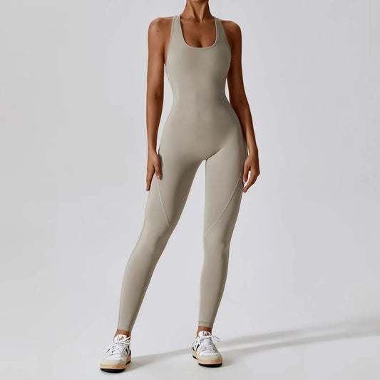 Yoga Jumpsuit Activewear Set for Women Gym and Pilates