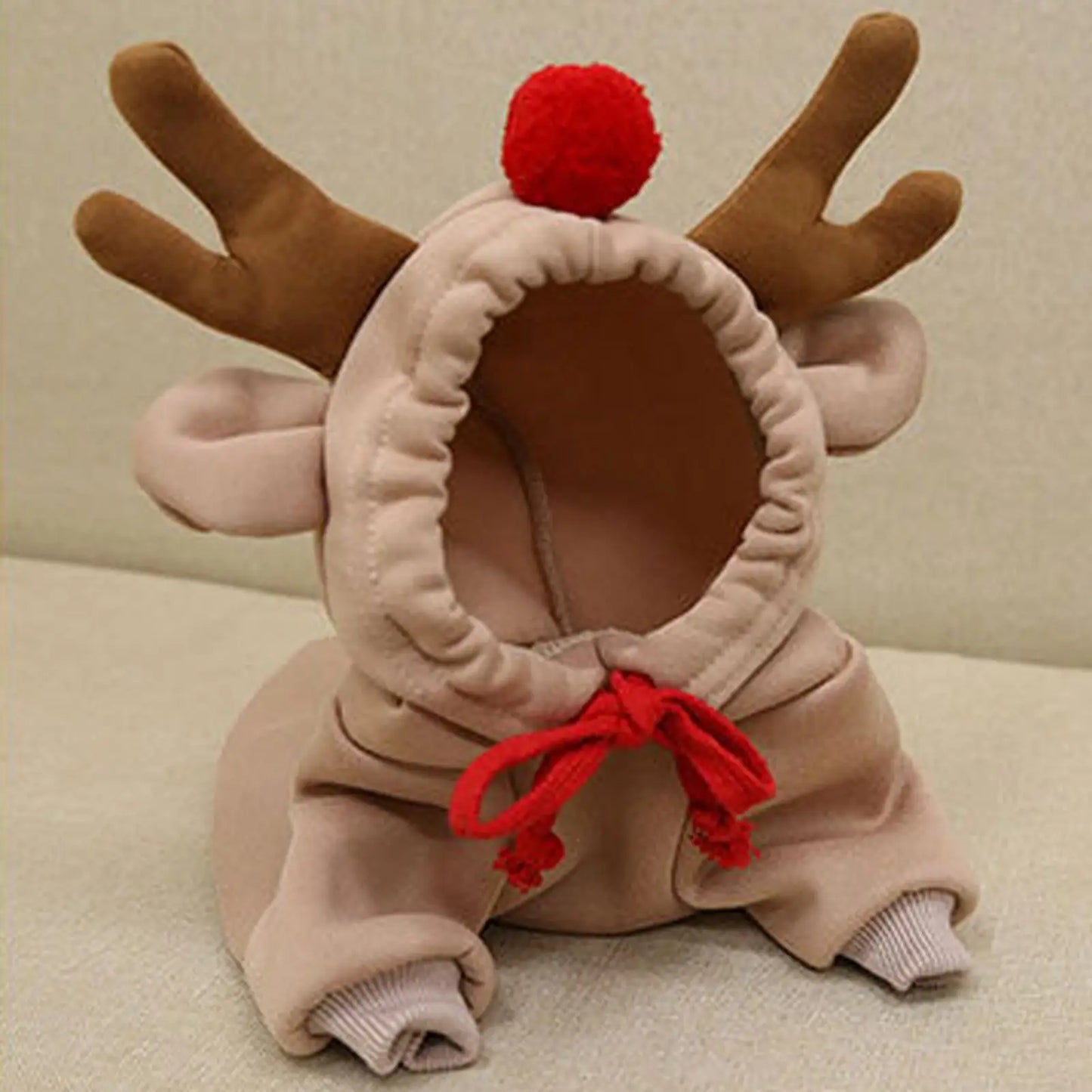High-concerned Deer Costume For Dogs Festive 3D Reindeer Ears