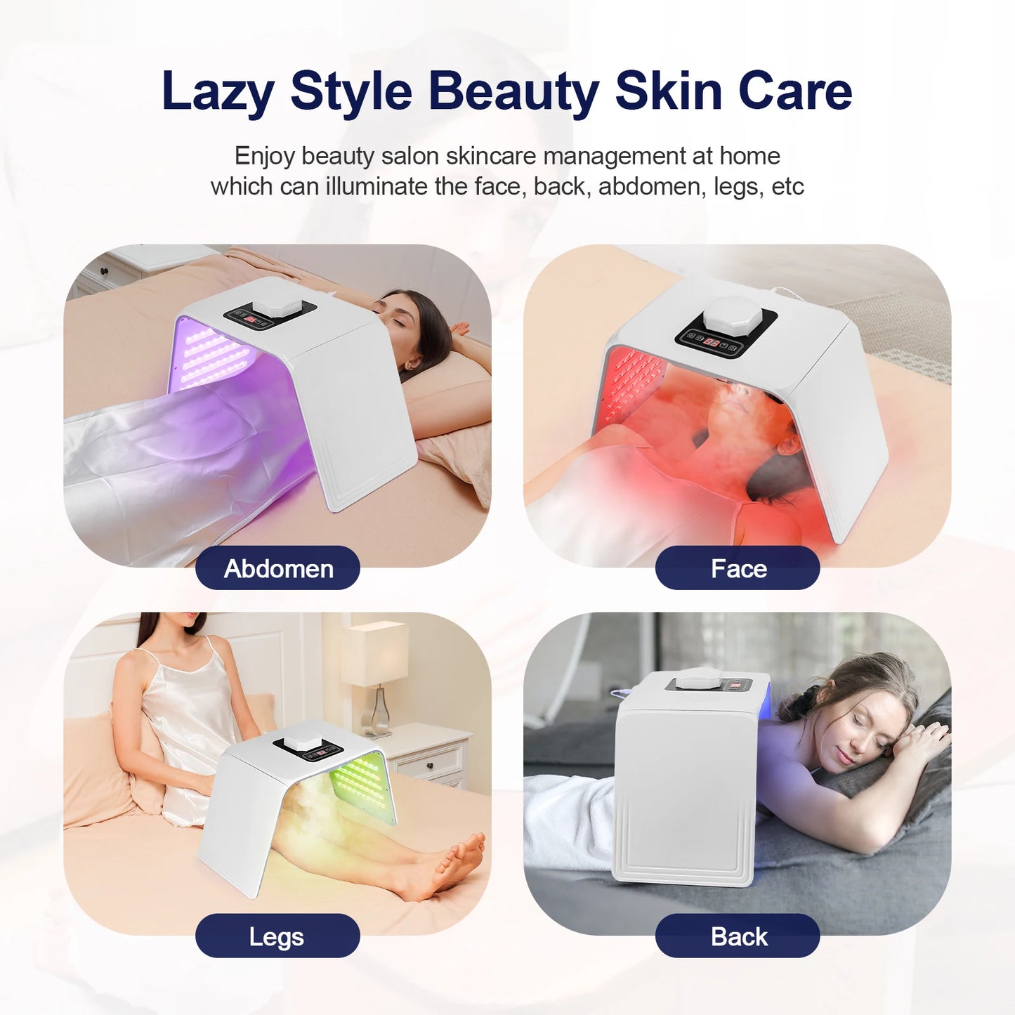 Foreverlily 7 Colors LED Photon Therapy Device With Nano Spray