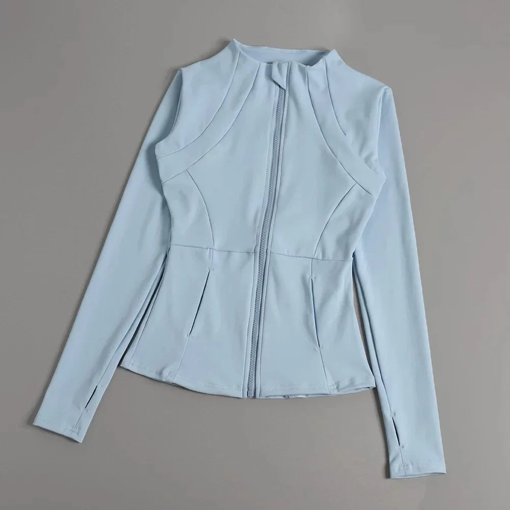CN Yoga Jackets For Women Breathable Quick Dry Nylon
