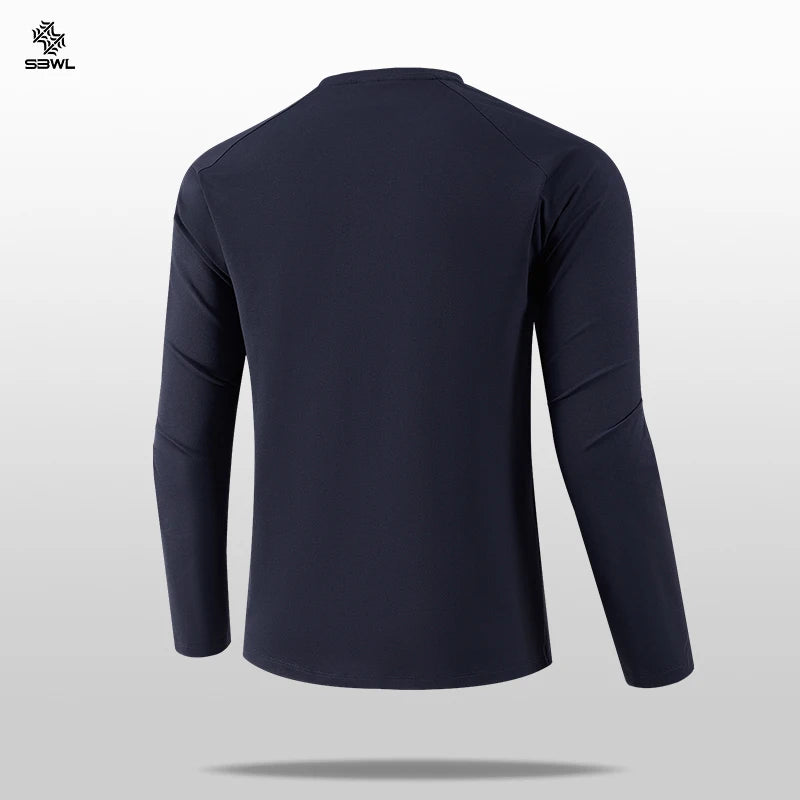 SENBWLCN Men Quick Dry Running Shirt Fitness Gym Outdoor