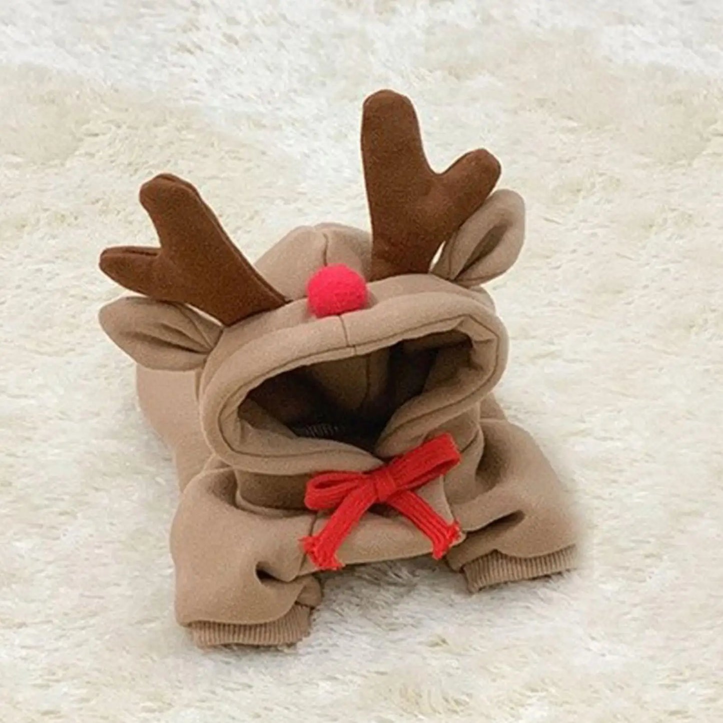 High-concerned Deer Costume For Dogs Festive 3D Reindeer Ears