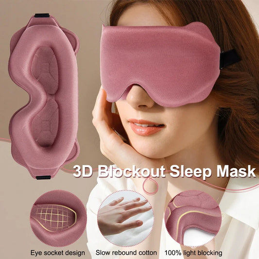 3D Travel Sleeping Mask Eyepatch Blindfold For Sleep