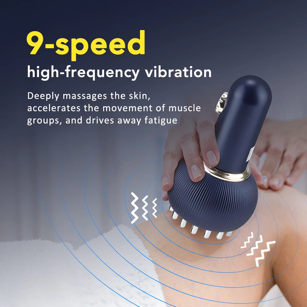 Hailicare Meridian Gua Sha Body Massager With Microcurrent Red Light