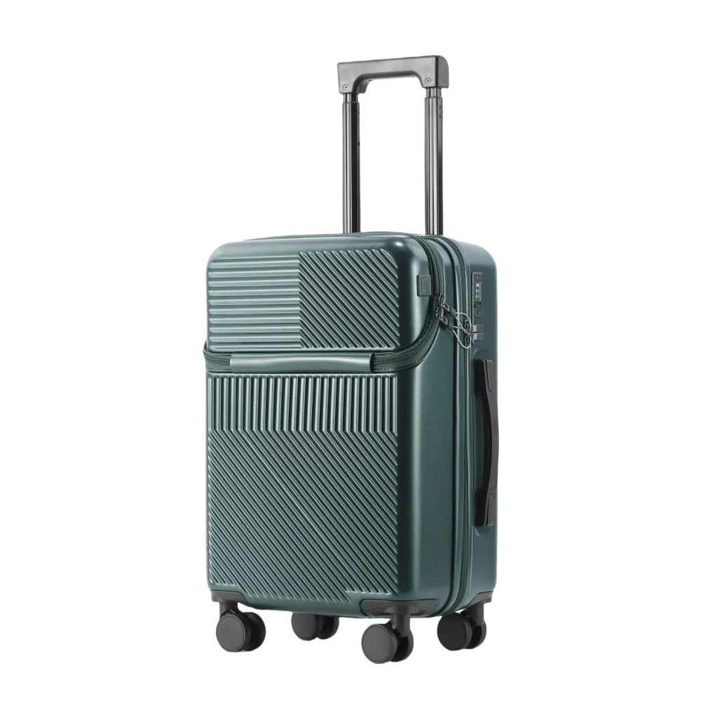 Versatile Spinner Carry On Luggage With Combination Lock For Travel