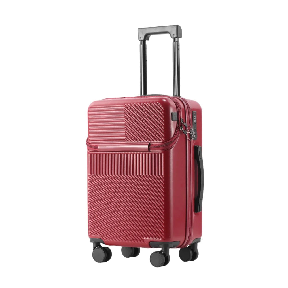 Versatile Spinner Carry On Luggage With Combination Lock For Travel