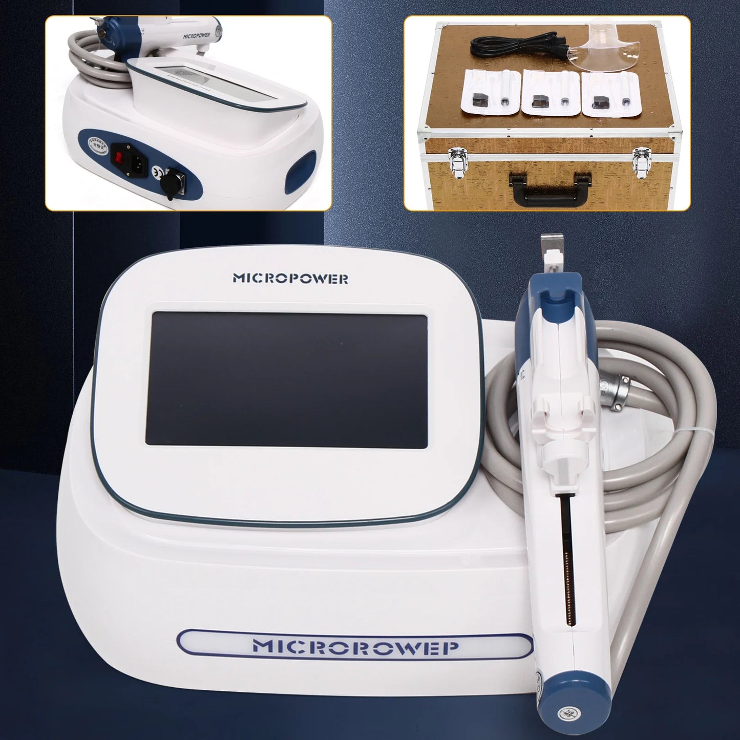 60W RF Beauty Machine For Face LCD Facial Lifting Antiaging