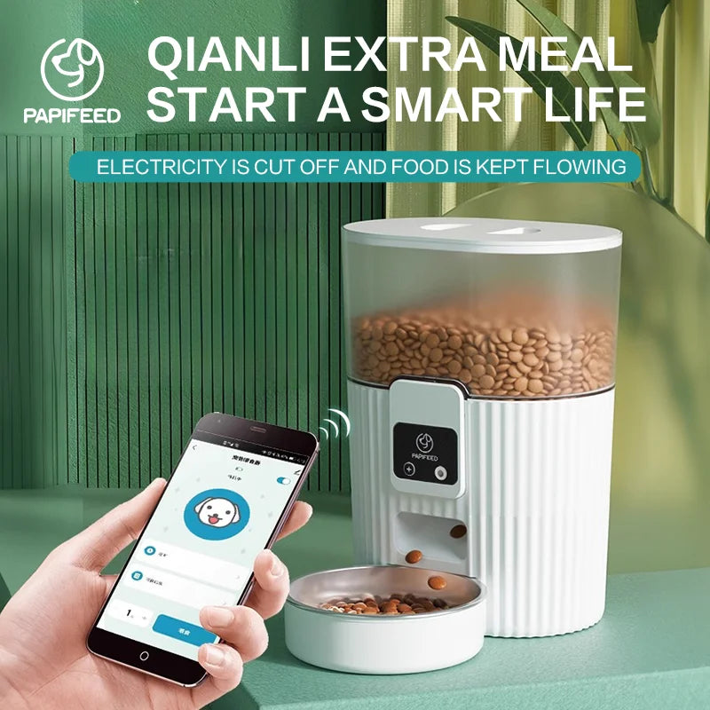 PAPIFEED Smart Automatic Cat And Dog Feeder With WiFi Remote