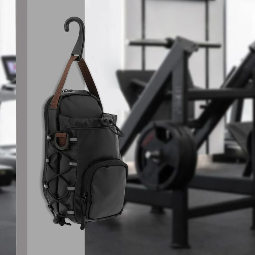 APWIKOGER Magnetic Gym Chest Pouch With Water Bottle Carrier