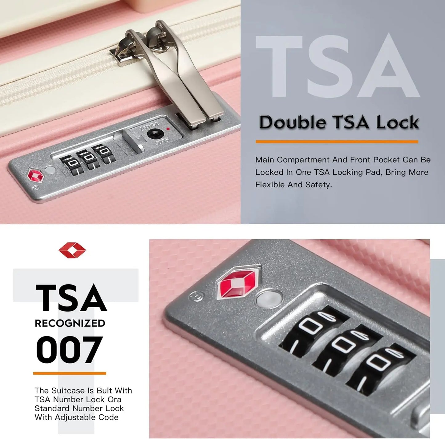 Joyway Travel Luggage Sets Stylish Carry On And Checked Suitcases