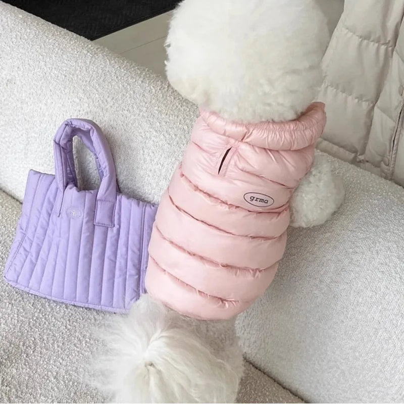 Abrrlo Winter Dog Jacket Soft Warm Coat Waterproof Vest