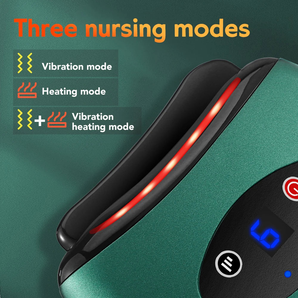 Electric Gua Sha Board Massage With Vibration Hot Compress