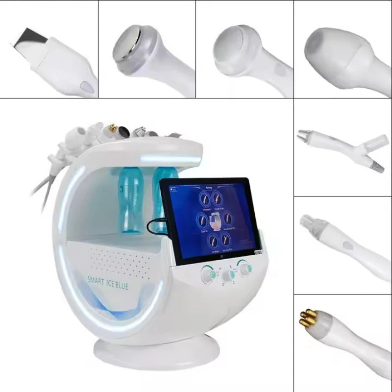 7 in 1  Facial machine Professional Ultrasonic Skin Rejuvenation Dermabrasion Hyperbaric  Facial Machine Deep