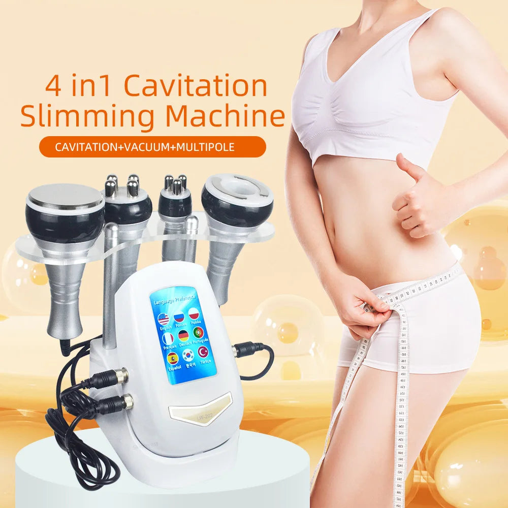 Misshear 4in1 Cavitation Ultrasonic Slimming Machine Vacuum Suction