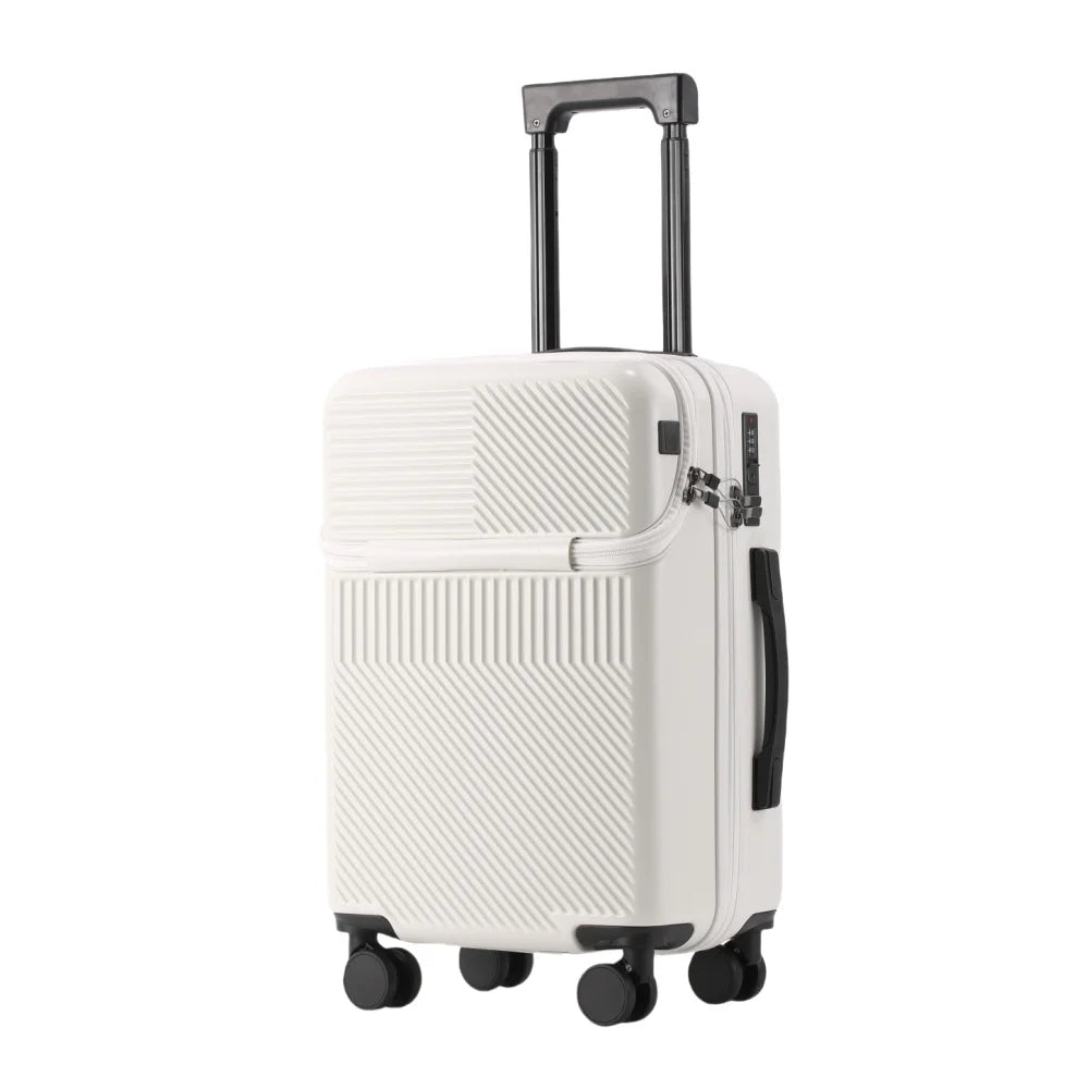 Versatile Spinner Carry On Luggage With Combination Lock For Travel