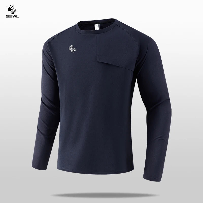 SENBWLCN Men Quick Dry Running Shirt Fitness Gym Outdoor
