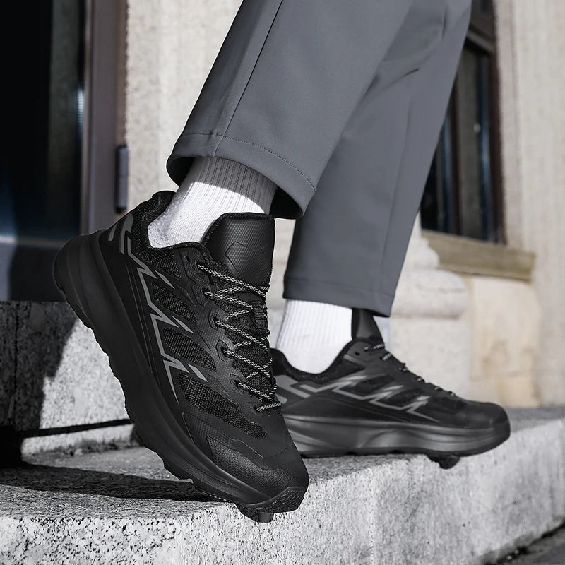 BTMOTTZ Men Wide Toe Running Sneakers Minimalist Barefoot Breathable Shoes