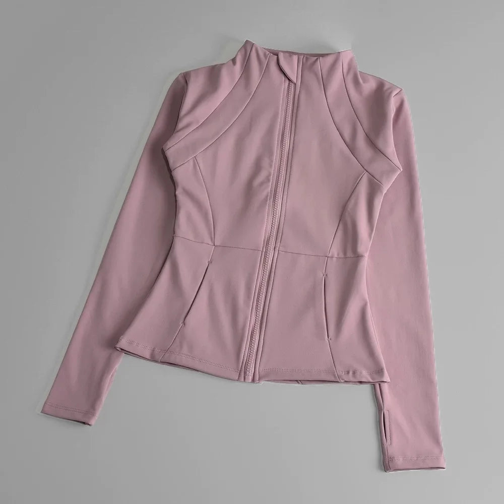 CN Yoga Jackets For Women Breathable Quick Dry Nylon
